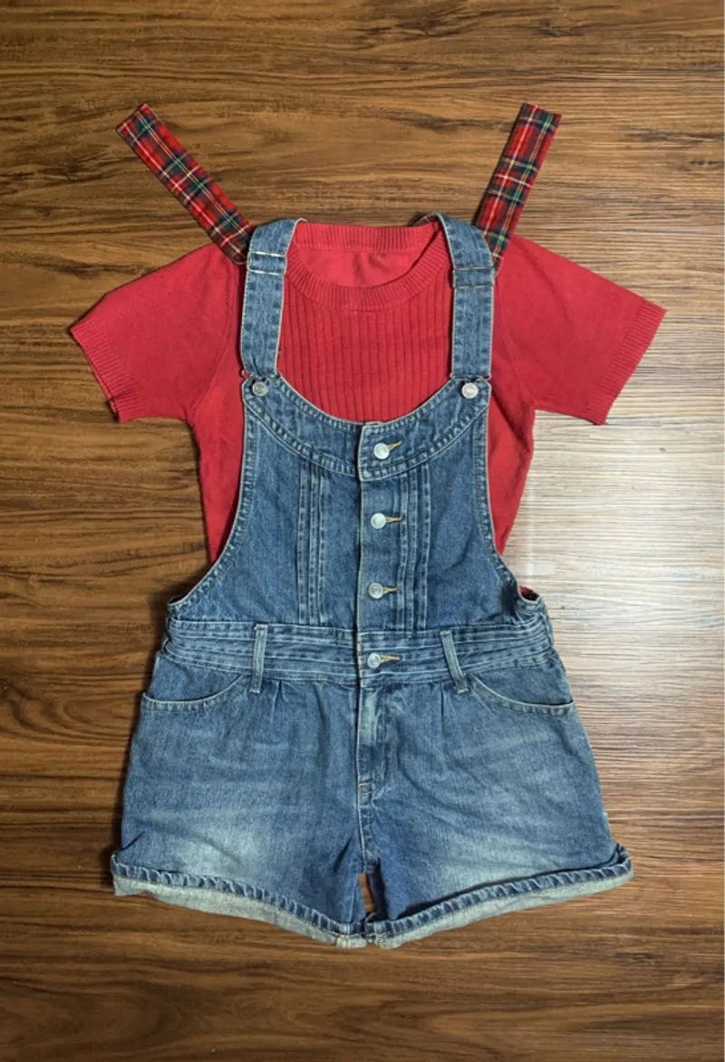 Vintage denim overall [ get 2 items ] photo 1