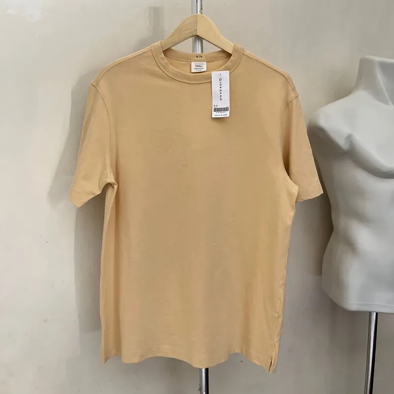 Giordano Casual T-shirt Pria cream photo 1