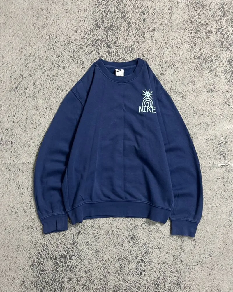 Nike Swoosh Embroidery Crewneck photo 1