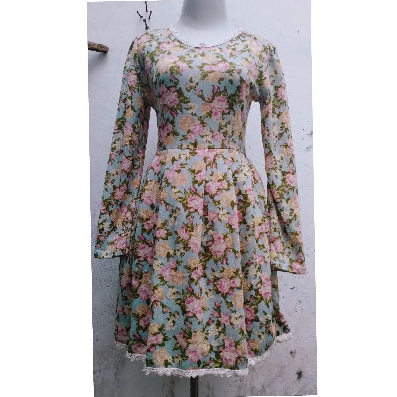 bkk floral vintage dress photo 1