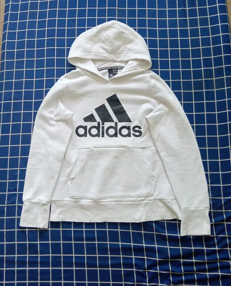 Adidas Casual Hoody Pria white photo 1