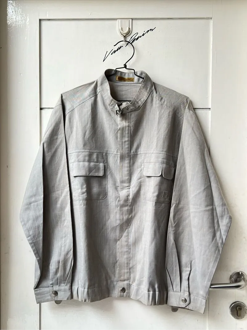 SALE!! Pierre Balmain Grey Zipper Jacket photo 1