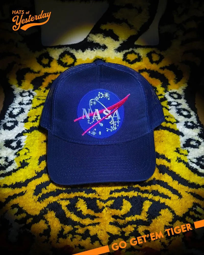 Topi NASA - meatball logo vintage trucker hat photo 1