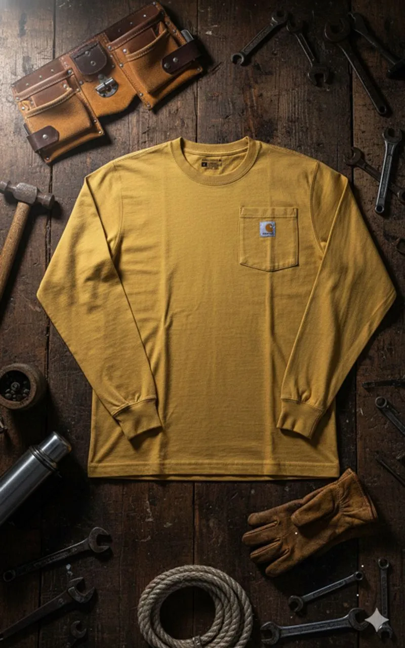 Carhartt Men’s Loose Fit Long Sleeve Pocket Tee K126 y23 photo 1