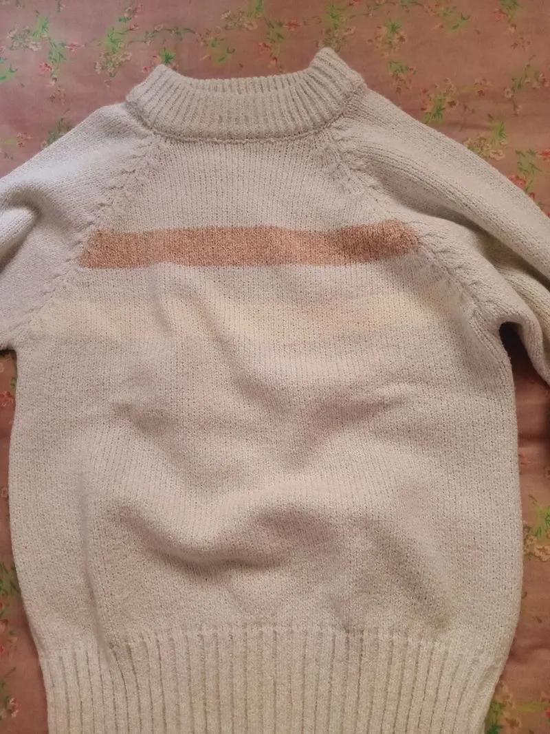 Casual Sweater Wanita cream photo 1
