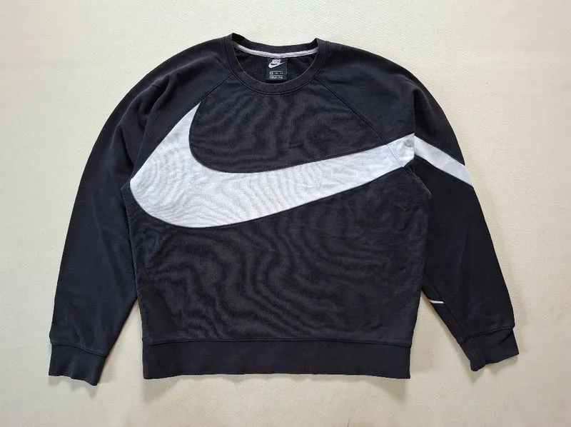 CREWNECK SWEATSHIRT NIKE BIG SWOOSH ORIGINAL 100% photo 1