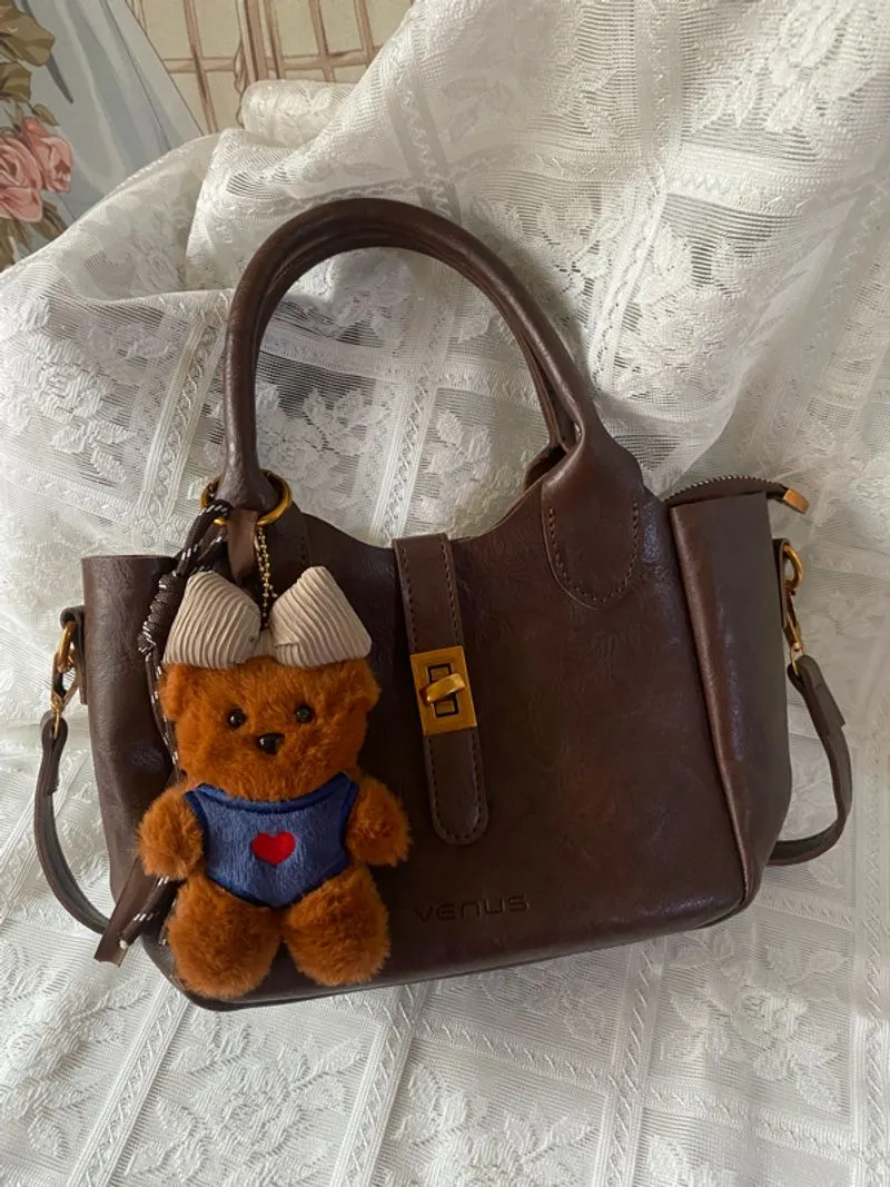 teddy bear brown slingbag photo 1