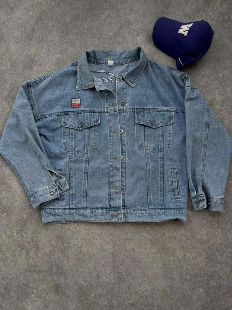 jaket berbahan levis unisex photo 1