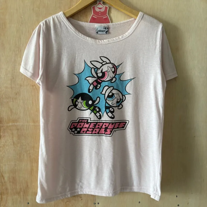 Y2K Power Puff Girl Pink Tee photo 1