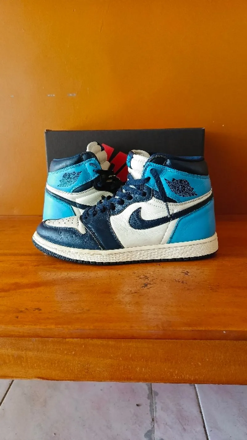 AJ 1 RETRO HIGH OBSIDIAN BLUE photo 1