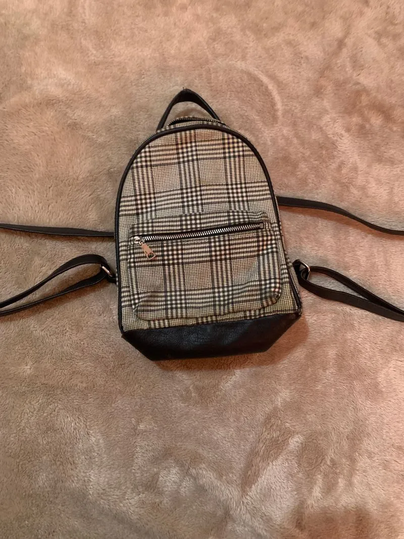 H&M Futurist Casual Backpack Wanita gray photo 1