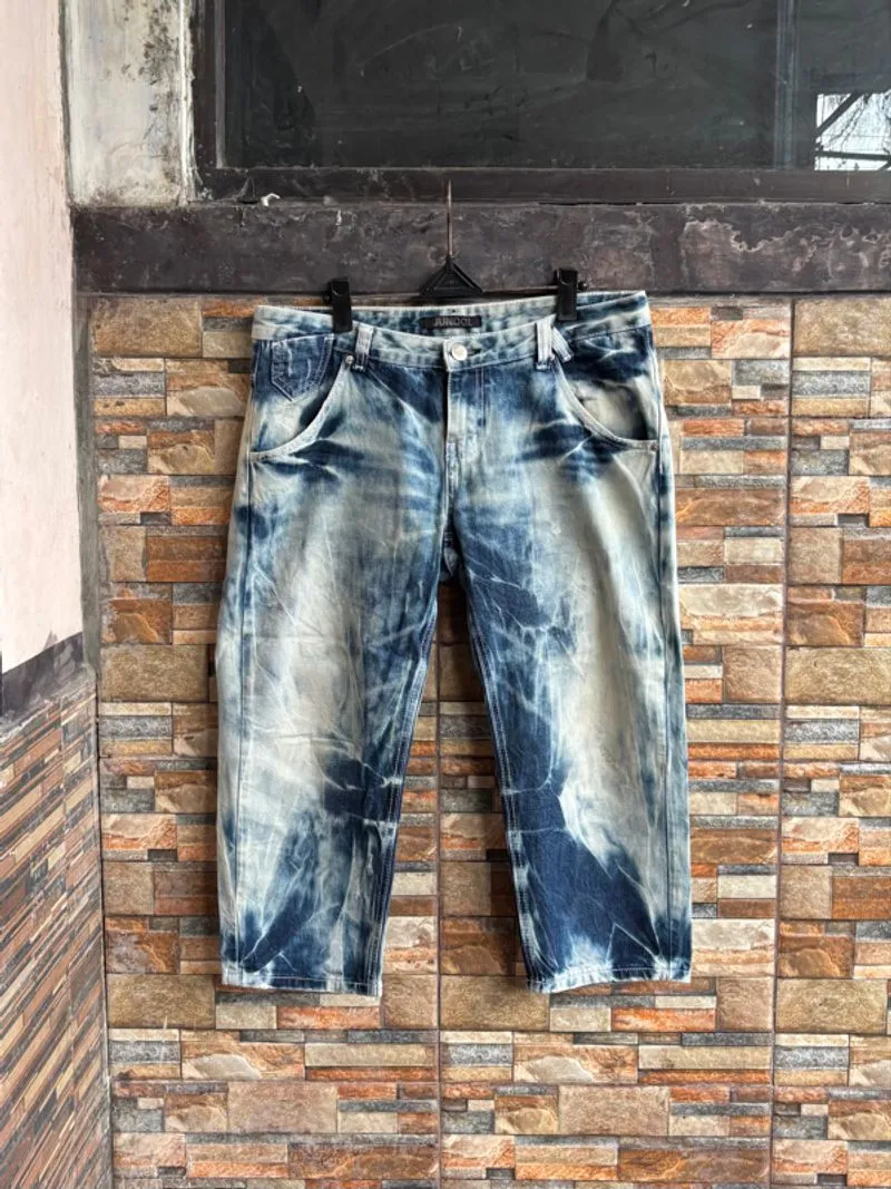 [Termurah] Jundol Denim Tie Dye With Distressed Good Cond photo 1