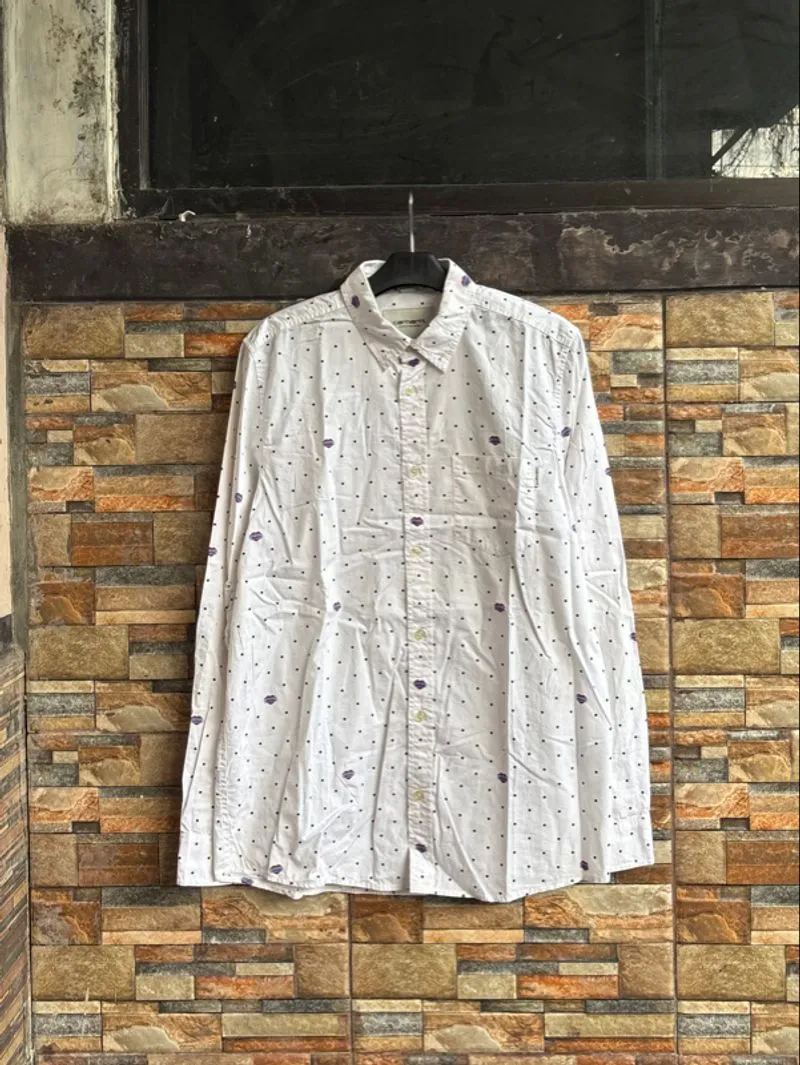 [Termurah] Carhartt WIP Polka Shirt Heart Longsleeve Authen photo 1