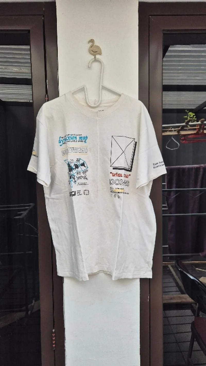 Space Available - Dymaxion Map T-shirt White photo 1