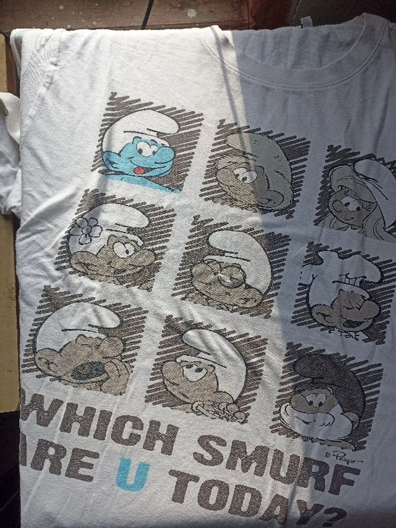 Smurf t shirt photo 1