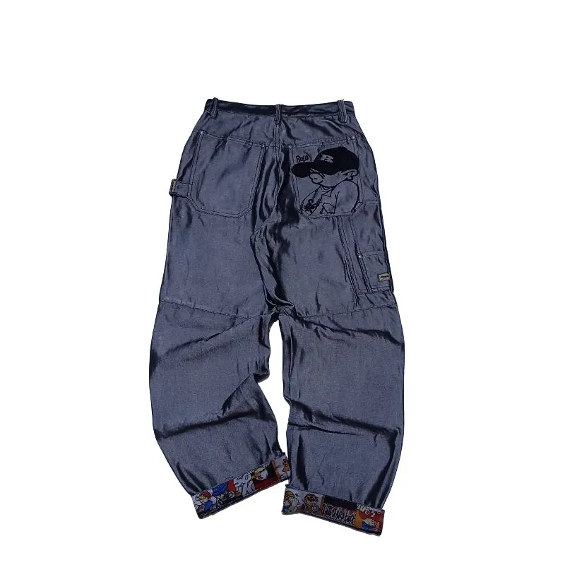 SOHK School of Hard Knock bolo embroi - silver coated denim  photo 1