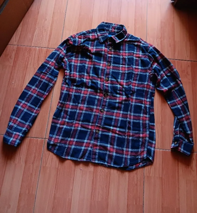 Kemeja flanel teanue de attire size s 100% original photo 1