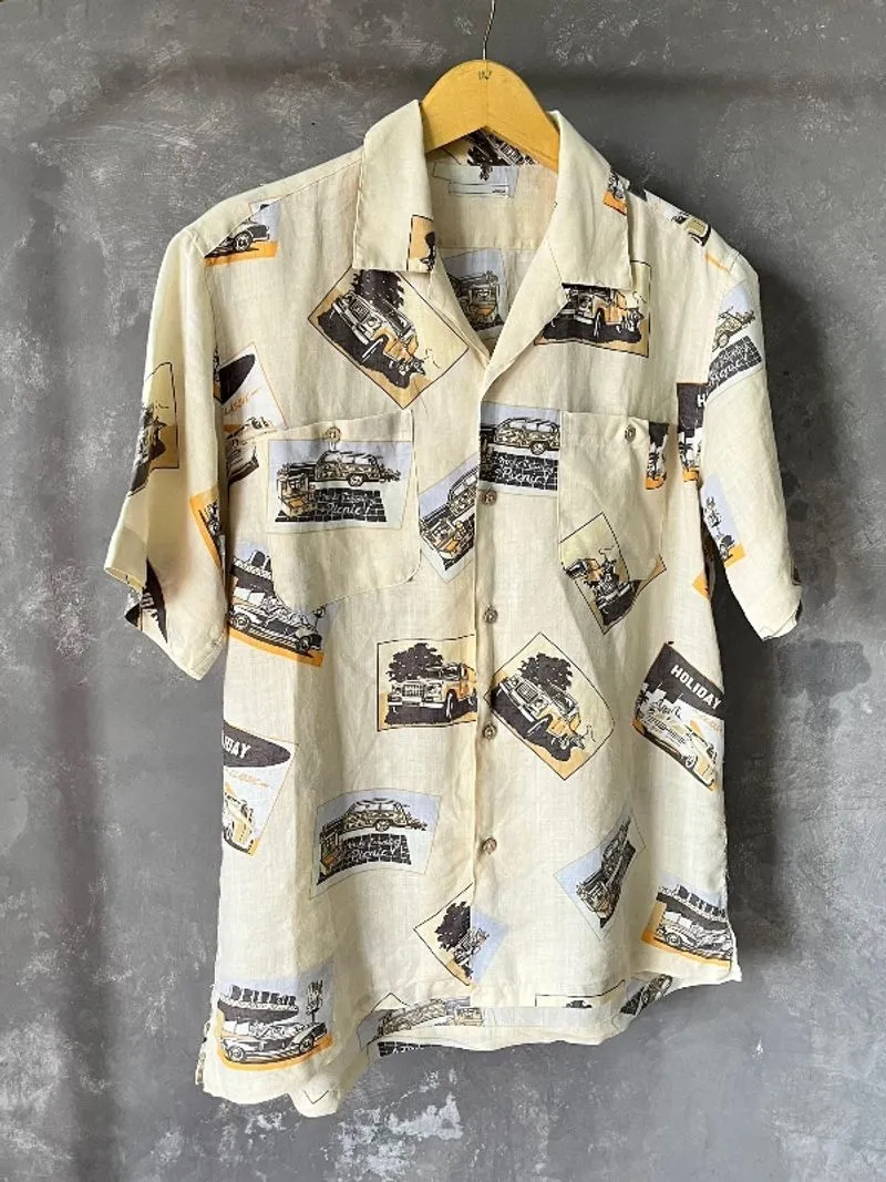 WAHAIAN OPEN COLAR SHIRT BY WMW. JAPAN photo 1