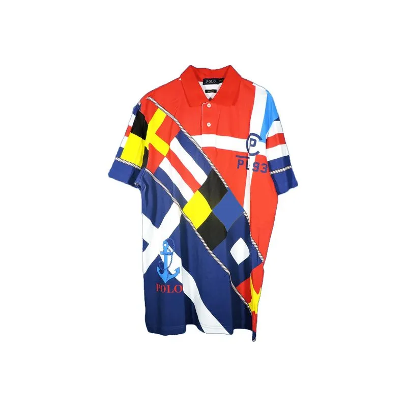 POLO RALPH LAUREN PL-93 COLOUR BLOCK POLO SHIRT photo 1