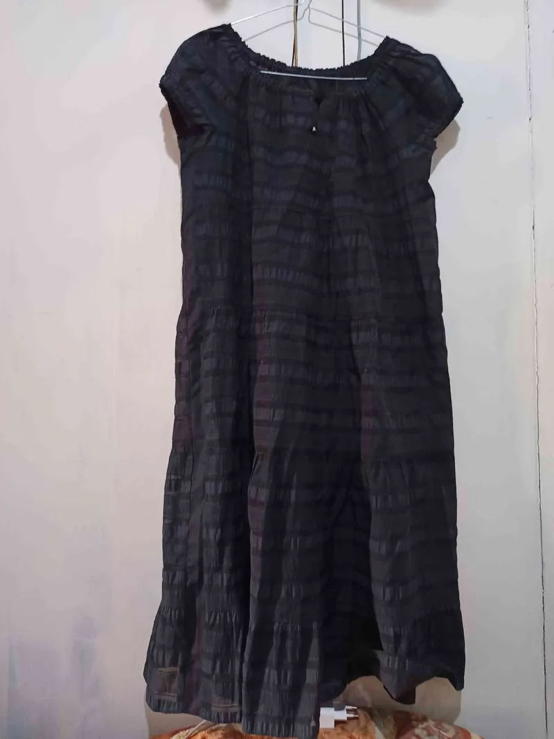 Vintage Grunge Casual dress Wanita black photo 1