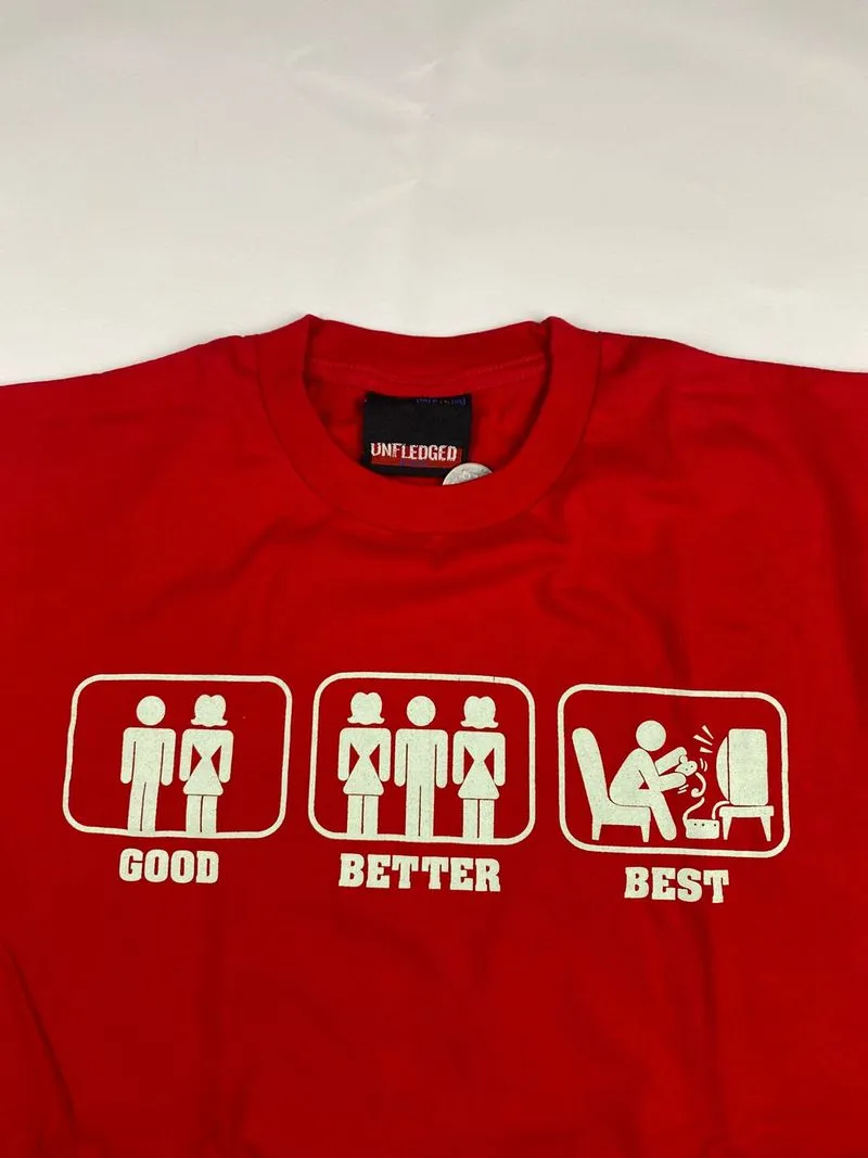 Vintage Stickman parody tshirt photo 1