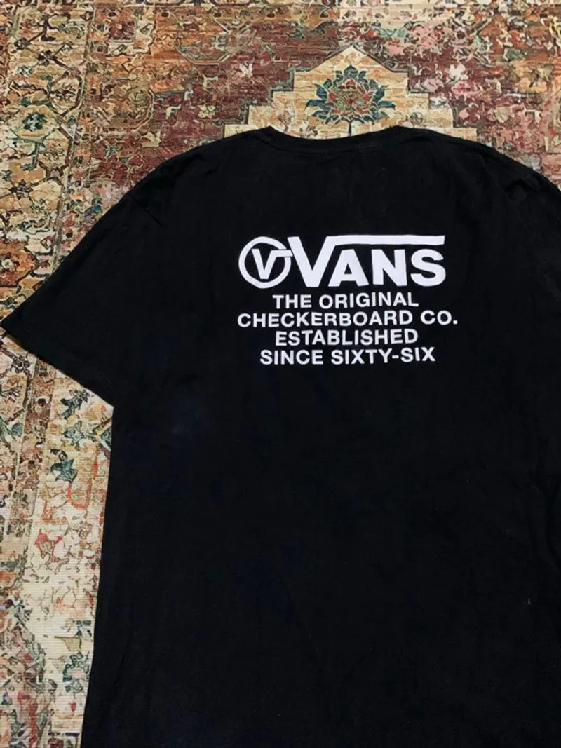 Tshirt Vans World Wide Black photo 1