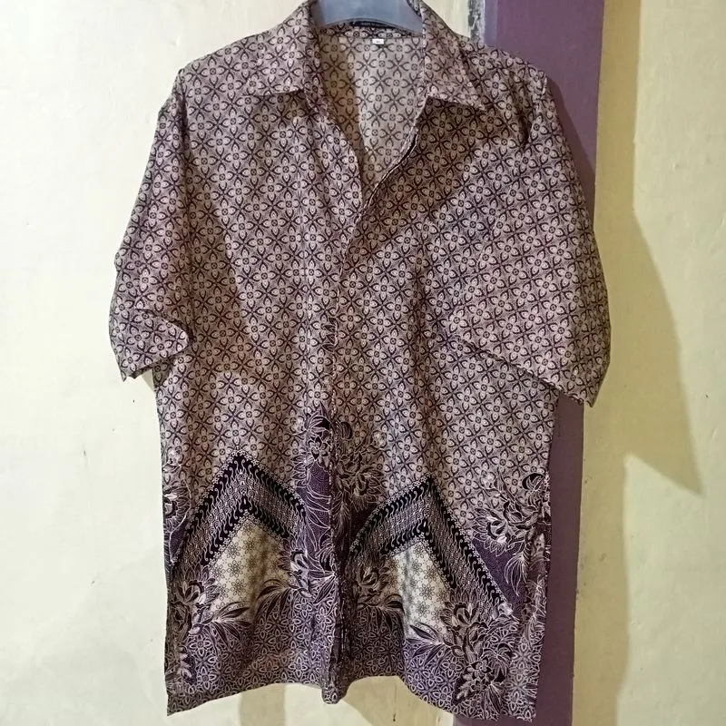 Batik Formal shirt Pria brown photo 1