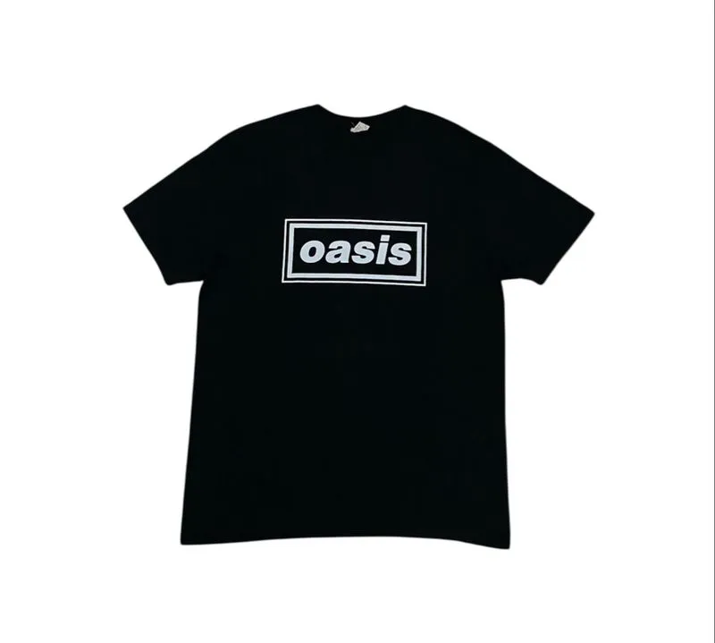 Vintage 00s Oasis Box Logo Classic Band Tshirt photo 1