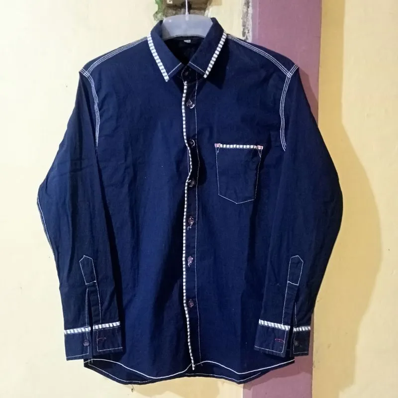 Casual T-shirt Pria navy photo 1