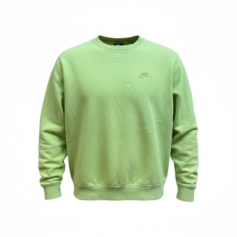 nike green lime sweatshirt crewneck // adidas lecoq puma photo 1