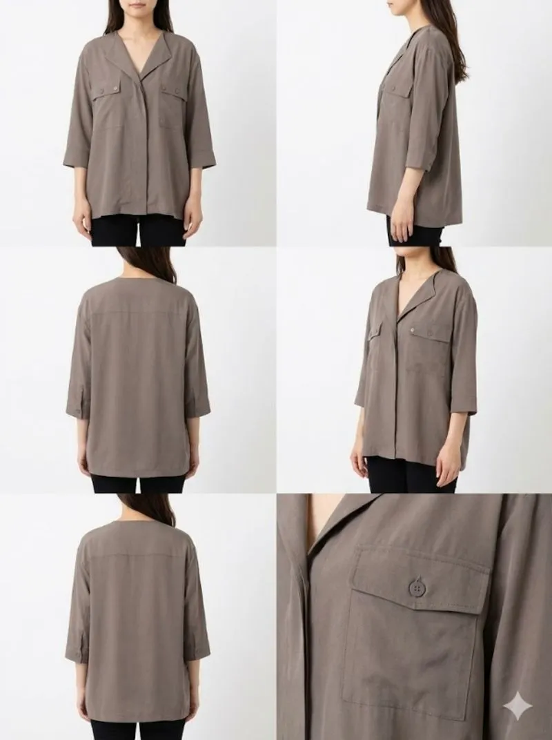 Baju blouse casual polos photo 1