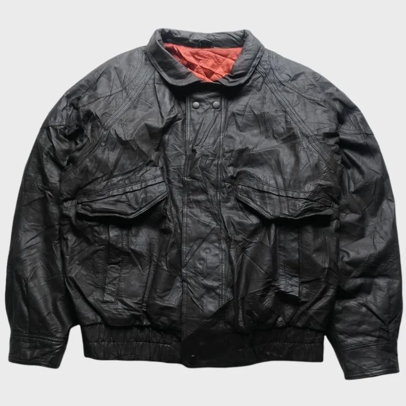 A2 leather blouson jacket dona pori japanese brand photo 1