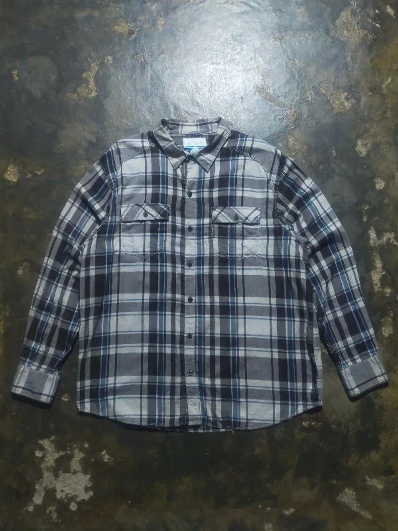 Colubia plaid long shirts photo 1