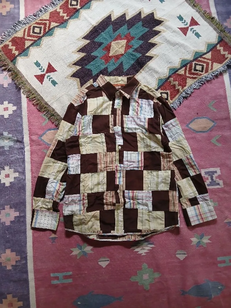 Patchworks shirt Corduroy photo 1