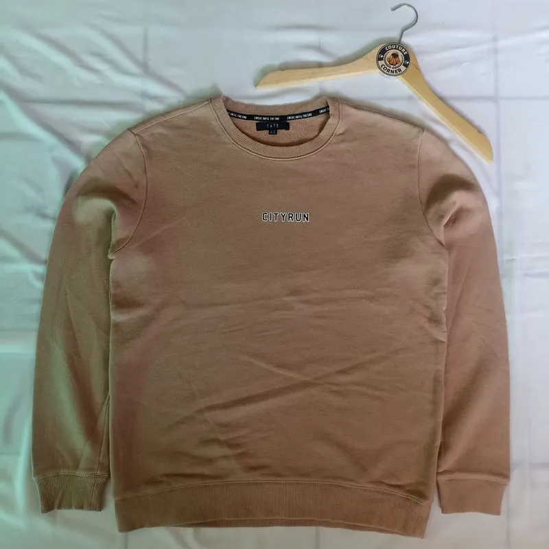 TATE Casual Sweater Pria brown photo 1