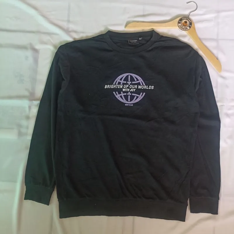 Casual Sweater Pria black photo 1