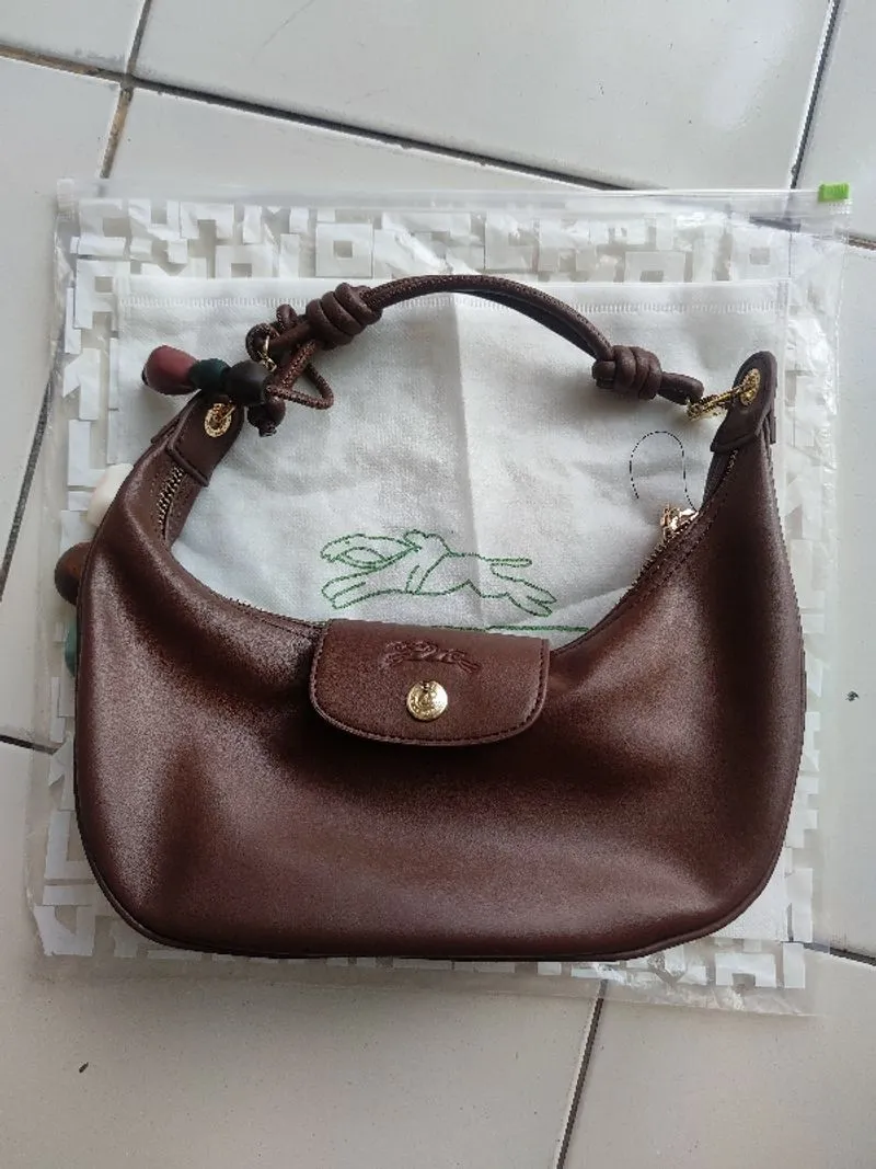 Longchamp shoulder bag Brown photo 1