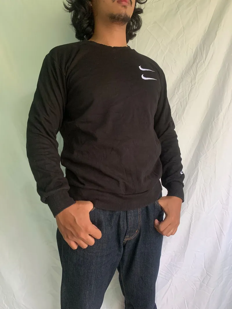 Nike Hoody Pria black photo 1