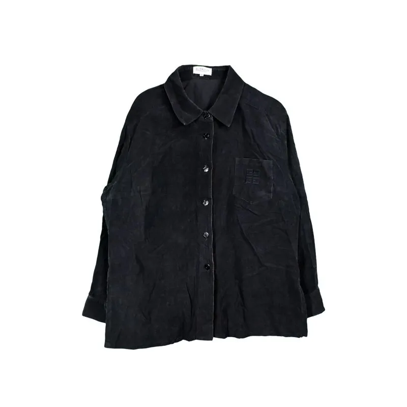 GLAMOUR BY GIVENCHY CORDUROY LONG SLEEVE SHIRT photo 1