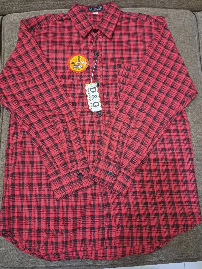 Kemeja  FlanelPanjang Anak Laki Laki Size S  LD 90cm PJ 62cm photo 1