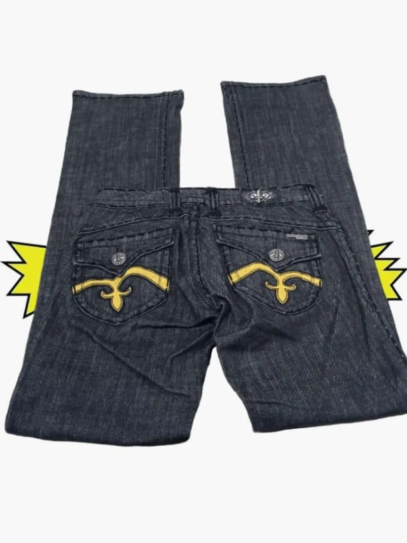Laguna beach jeans y2k dark wash denim photo 1