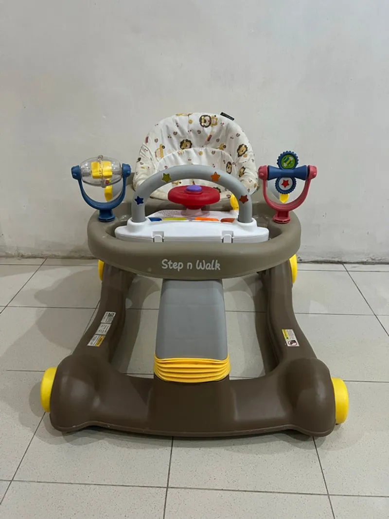 Babyelle Step n Walk BE-0188 2-in-1 baby walker an photo 1