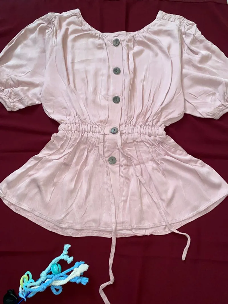 pink blouse  photo 1