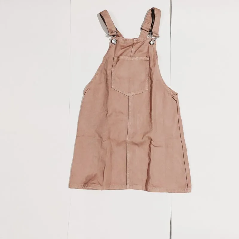 Stradivarius Girls Denim Overall Dress photo 1