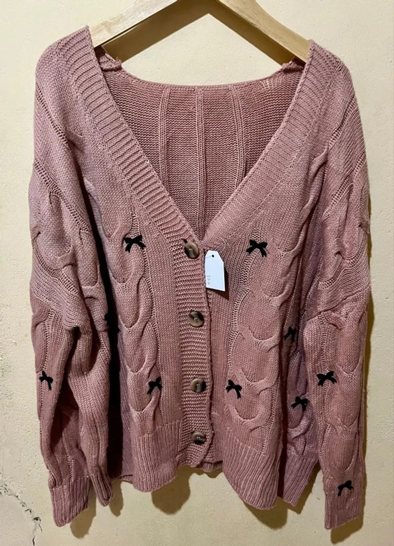 Cardigan big size kepang photo 1