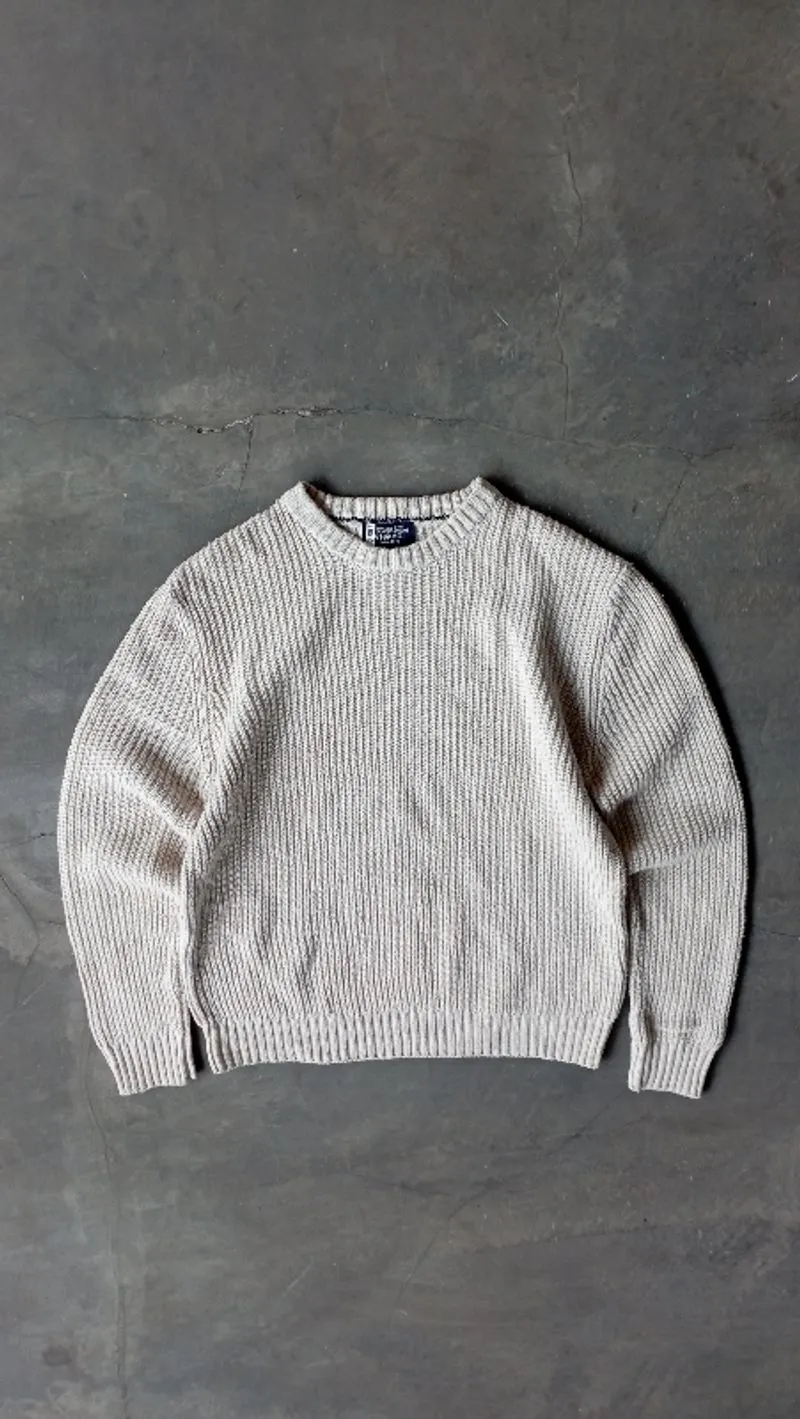 Vintage Who Au Cream Knitwear Boxy photo 1