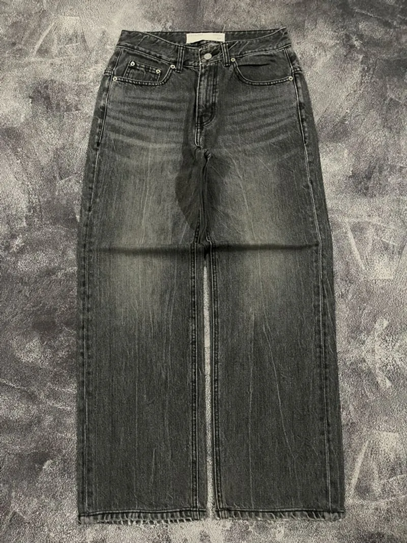 JEANS FATALISM GREY REGULAR SELVEDGE ACCENT photo 1