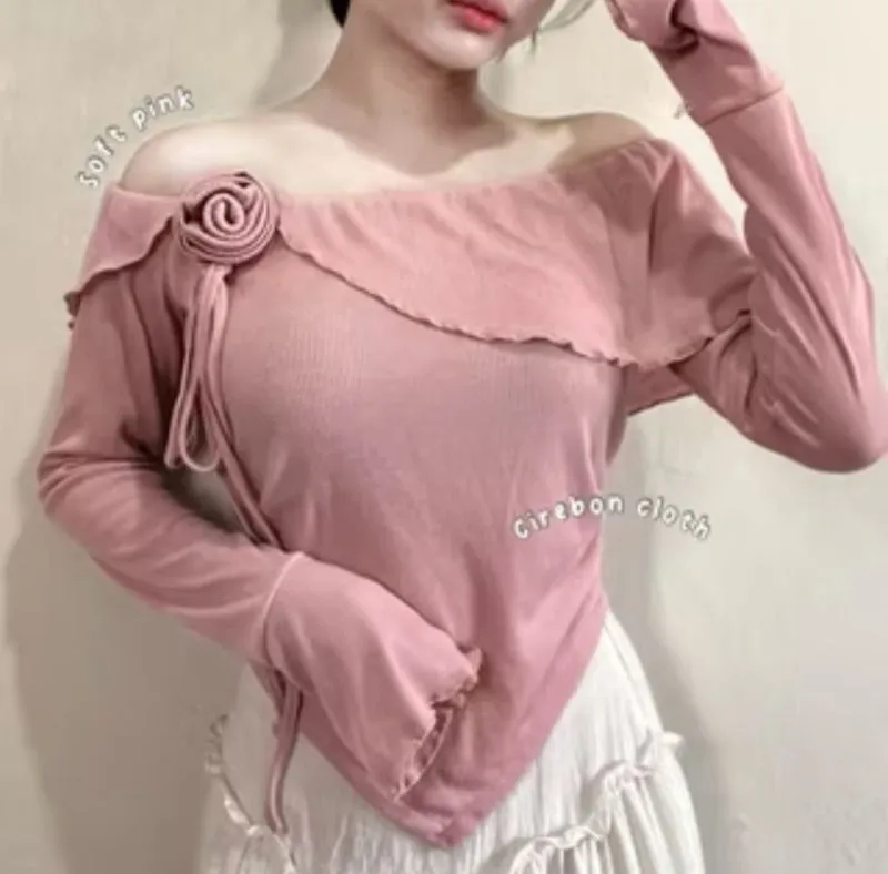 Korean Blouse Knit Sabrina photo 1