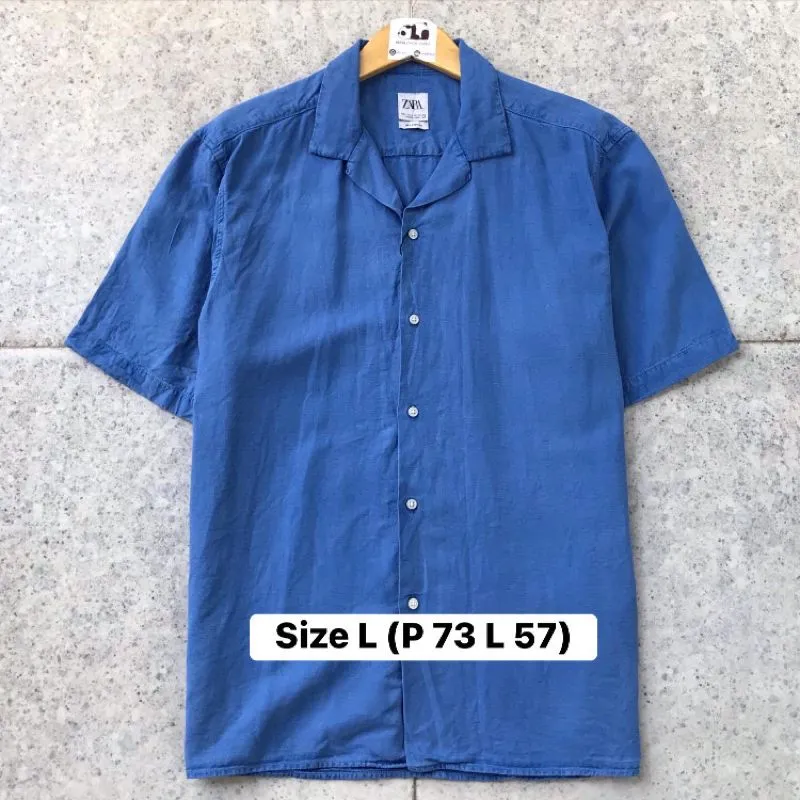 Kemeja Open Collar Zara photo 1