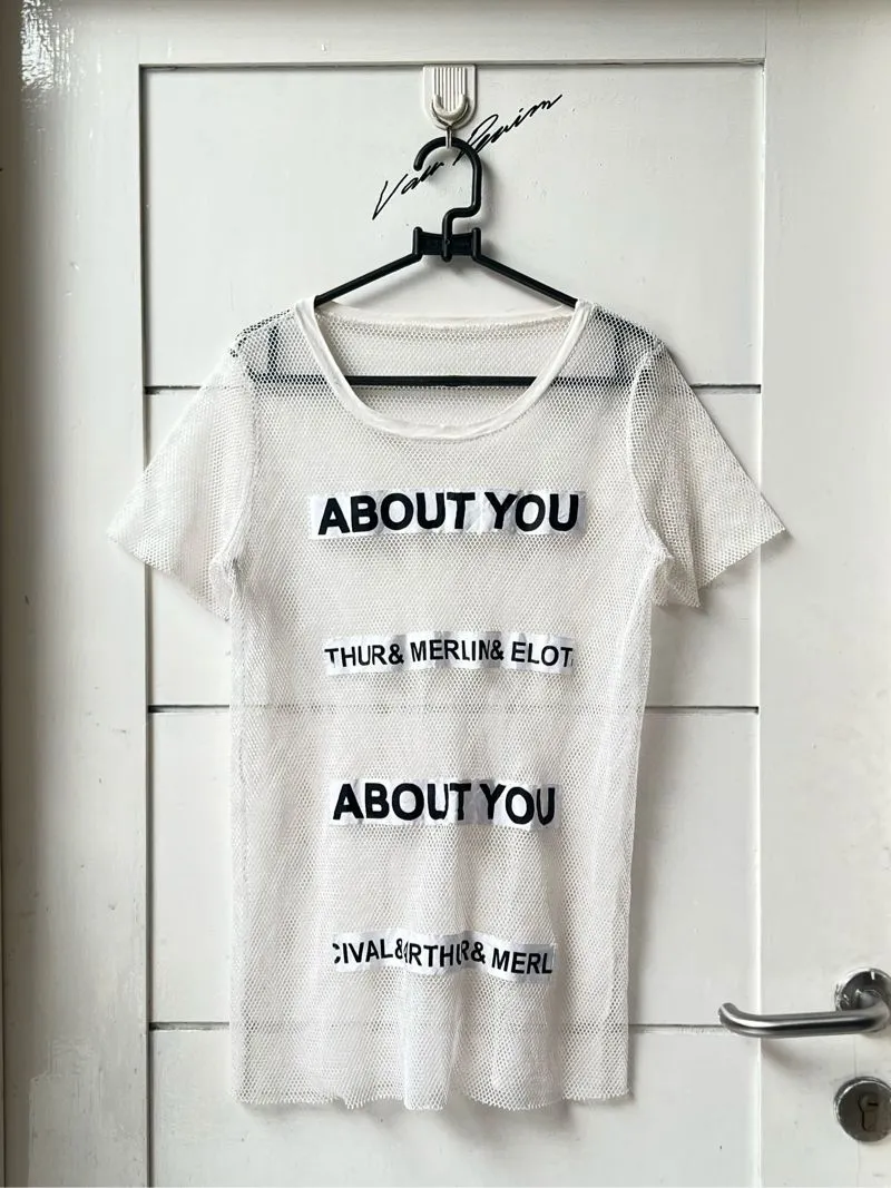 SALE!! White Mesh T-shirt photo 1